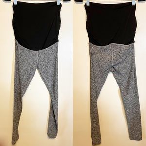 Beyond The Bump Beyond Yoga Spacedye Legging Grey Full Length Large